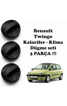 Renault Twingo Kalorifer Klima Düğme Seti 3 Parça Kalorifer Düğmeleri Turuncu Siyah Renault Twingo Kalorifer Klima Düğme Seti 3 Parça Kalorifer Düğmeleri Turuncu Siyah