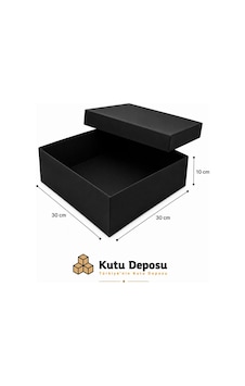 30x30x10 Cm Hediye Kutusu-siyah 1 Adet 30x30x10 Cm Hediye Kutusu-siyah 1 Adet