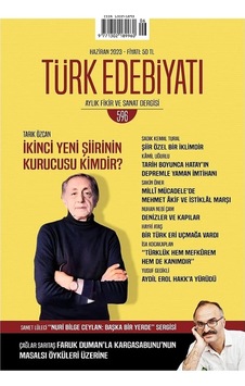Türk Edebiyatı 596.sayı Haziran 2023 Türk Edebiyatı 596.sayı Haziran 2023