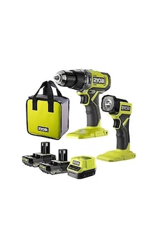 Ryobi RPD18-2C20ST 18V Akülü Darbeli Matkap Vidalama + Fener - T5133005888 Ryobi RPD18-2C20ST 18V Akülü Darbeli Matkap Vidalama + Fener - T5133005888