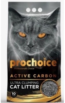 Pro Choice Aktif Karbonlu Topaklaşan Bentonit Kedi Kumu 10 L