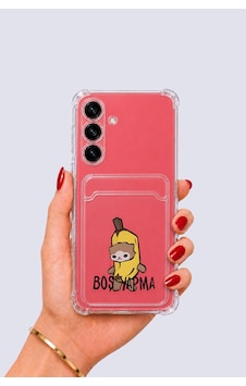 Samsung Uyumlu Galaxy S25 Kartlıklı Boş Yapma Desenli Kılıf Pembe Samsung Uyumlu Galaxy S25 Kartlıklı Boş Yapma Desenli Kılıf Pembe