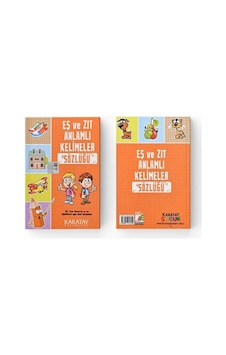 Eş Ve Zıt Anlamlı Kelimeler 1 Adet Eş Ve Zıt Anlamlı Kelimeler 1 Adet