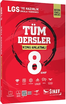 Sınav 8. Sınıf Tüm Dersler Konu Anlatımlı - Sınav Dergisi Yayınları Sınav 8. Sınıf Tüm Dersler Konu Anlatımlı - Sınav Dergisi Yayınları