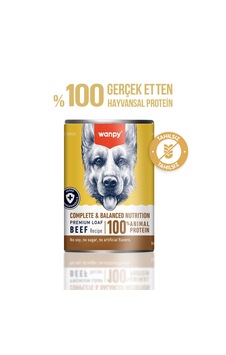 Tahılsız Biftekli Konserve Köpek Maması 5x375gr Tahılsız Biftekli Konserve Köpek Maması 5x375gr