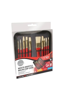 Daler Rowney Simply White Bristle Yağlı Boya Fırça Seti Çantalı 1