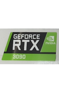 Nvidia Geforce Rtx 3090 Sticker Yatay Etiket D156 Nvidia Geforce Rtx 3090 Sticker Yatay Etiket D156