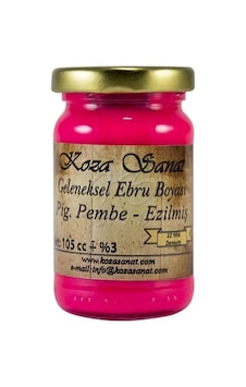 Koza Sanat Ezilmiş Ebru Boyası Pigment Pembe 105ml Koza Sanat Ezilmiş Ebru Boyası Pigment Pembe 105ml