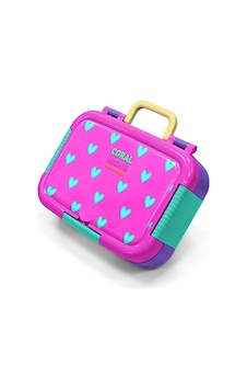 Coral High Kids Neon Pembe Su Yeşili Kalp Desenli Paslanmaz Çelik Beslenme Kabı 39212 Pembe Coral High Kids Neon Pembe Su Yeşili Kalp Desenli Paslanmaz Çelik Beslenme Kabı 39212 Pembe