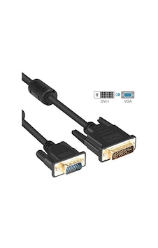 1.8M 24+5 Dvi To Vga Kablo - Dvi To Vga