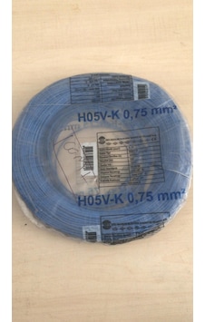 HES 0,75mm² mavi NYAF kablo (100 mt) HES 0,75mm² mavi NYAF kablo (100 mt)