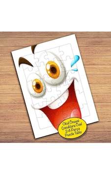 Komik Gülen Surat -emoji Çocuklara Özel Puzzle Yapboz Tablo-14005 Komik Gülen Surat -emoji Çocuklara Özel Puzzle Yapboz Tablo-14005