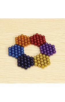 Renkli 216 Adet Mıknatıs Neocube Mıknatıs 5 Mm Neodyum