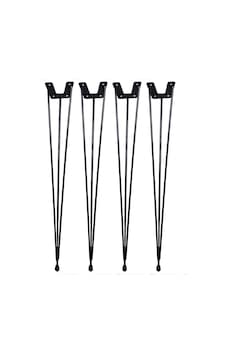 Firkete Tel Sehpa Ayağı Siyah (4 adet - 54 cm.) Firkete Tel Sehpa Ayağı Siyah (4 adet - 54 cm.)