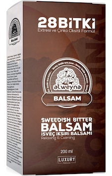 Alweyna İsveç Şurubu Balsam 200 ML Alweyna İsveç Şurubu Balsam 200 ML