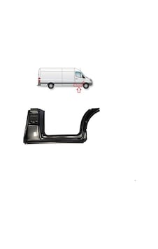 Mercedes - Sprinter 2006 - Ön Kapı Frangart Alt Sağ Sprinter 2006- Mercedes - Sprinter 2006 - Ön Kapı Frangart Alt Sağ Sprinter 2006-
