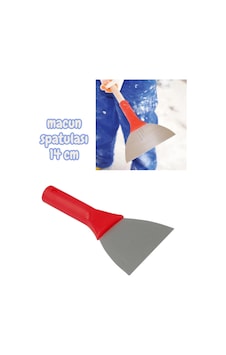 Macun Spatulası Metal 14 Cm Gri