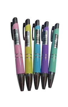 Mikro Cep Boy Mavi Tükenmez Kalem 5 Adet Pastel Renk Mikro Cep Boy Mavi Tükenmez Kalem 5 Adet Pastel Renk