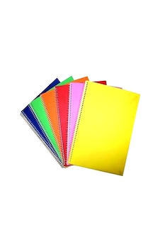 Çınar Colormaxi 40 Yaprak Defter A4 Çizgili Spiralli Pp Kapak - 4 Adet Çok Renkli Çınar Colormaxi 40 Yaprak Defter A4 Çizgili Spiralli Pp Kapak - 4 Adet Çok Renkli