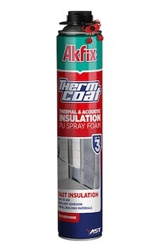 Akfix Termal Akustik Yalıtım Köpüğü 3 M2 Uygulama Yüksek Isı Ve Ses Yalıtımı Sağlar 930 Gr Akfix Termal Akustik Yalıtım Köpüğü 3 M2 Uygulama Yüksek Isı Ve Ses Yalıtımı Sağlar 930 Gr