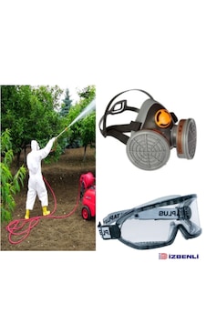 Delta Plus M6400 A2 Tarım İlaçlama İçin Yarım Yüz Gaz Maskesi Filtre İle Beraber + Goggle Gözlük Delta Plus M6400 A2 Tarım İlaçlama İçin Yarım Yüz Gaz Maskesi Filtre İle Beraber + Goggle Gözlük