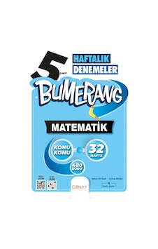Günay 5.Sınıf Bumerang 32 Haftalık Matematik Denemesi Günay 5.Sınıf Bumerang 32 Haftalık Matematik Denemesi