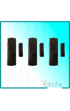 Robotix Rb-4444s Siyah Kapı Pencere Alarmı 3 Adet Robotix Rb-4444s Siyah Kapı Pencere Alarmı 3 Adet