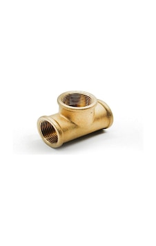 Pnömatik Pirinç Dişi Te 1/4" Pnömatik Pirinç Dişi Te 1/4"