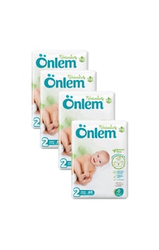 Önlem Botanika Bebek Bezi Mini 2 Numara 4 x 60 Adet 4'lü Önlem Botanika Bebek Bezi Mini 2 Numara 4 x 60 Adet 4'lü