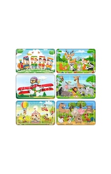 Lipyos Baby Puzzle 6 Parça 6 Adet Puzzle Seti-1 Lipyos Baby Puzzle 6 Parça 6 Adet Puzzle Seti-1
