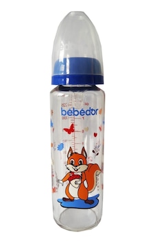 Bebedor Desenli Silikon Emzikli Orta Akış Lacivert 250 Ml Kod: 31302 Cam Biberon Bebedor Desenli Silikon Emzikli Orta Akış Lacivert 250 Ml Kod: 31302 Cam Biberon