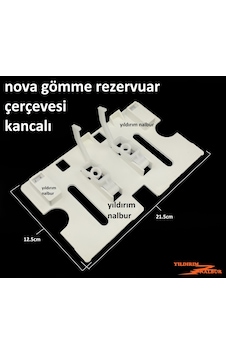 Nova Gömme Rezervuar Çerçeve Kancalı Mafsallı Buton Çerçeve Nova Gömme Rezervuar Çerçeve Kancalı Mafsallı Buton Çerçeve
