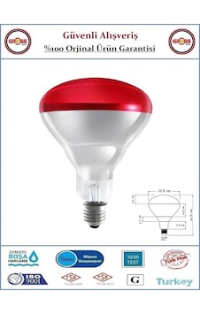 Osram Ledvance Isıtıcı Ampul Kümes Hayvanları İçin İnfrared Kızılötesi Isıtıcılı Lamba 250 W