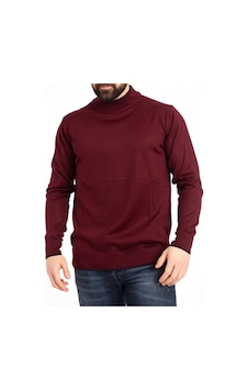 Nacar Store Erkek İnce Yün Yarım Boğazlı Triko Kazak Bordo Nacar Store Erkek İnce Yün Yarım Boğazlı Triko Kazak Bordo