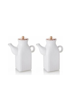 2 Adet Porselen Beyaz Papatya Yağdanlık 1000ml Beyaz Beyaz 2 Adet Porselen Beyaz Papatya Yağdanlık 1000ml Beyaz Beyaz