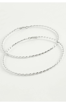Burgulu Metal Halka Küpe 8-9-10 Cm çok renkli Burgulu Metal Halka Küpe 8-9-10 Cm çok renkli