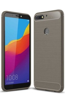 Huawei Y7 2018 Kılıf Zore Room Silikon Kapak Gri Huawei Y7 2018 Kılıf Zore Room Silikon Kapak Gri