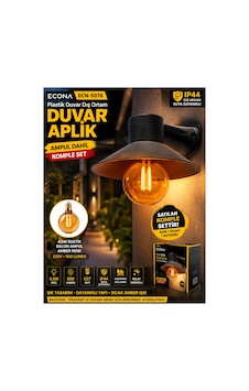 Plastik Dış Mekan Duvar Aplik Ampul Dahil Komple Set 4,5w Rustik Balon Amber Led Ampul E27dekoratif Bahçe Duvar Apliği ,modern Tasarım,retro Siyah Duvar Lambası Aplik Komple Plastik Dış Mekan Duvar Aplik Ampul Dahil Komple Set 4,5w Rustik Balon Amber Led Ampul E27dekoratif Bahçe Duvar Apliği ,modern Tasarım,retro Siyah Duvar Lambası Aplik Komple