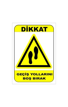 Geçiş Yollarını Boş Bırak Levhası Levha 50x70 Cm Galvaniz Saç 0,4 Mm Geçiş Yollarını Boş Bırak Levhası Levha 50x70 Cm Galvaniz Saç 0,4 Mm