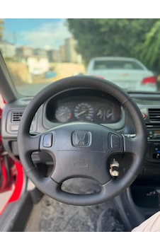 Honda 4 Kol Kaplama Deri Direksiyon Kılıfı Siyah Honda 4 Kol Kaplama Deri Direksiyon Kılıfı Siyah