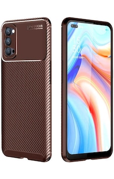 Oppo Reno 4 Kılıf Kamera Çıkıntılı Karbon Fiber Dokulu Renk Atmaz Kapak Negro Oppo Reno 4 Kılıf Kamera Çıkıntılı Karbon Fiber Dokulu Renk Atmaz Kapak Negro