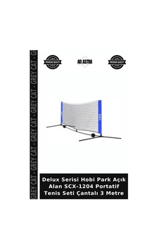 Delux Serisi Hobi Park Açık Alan Scx-1204 Portatif Tenis Seti Çantalı 3 Metre Delux Serisi Hobi Park Açık Alan Scx-1204 Portatif Tenis Seti Çantalı 3 Metre