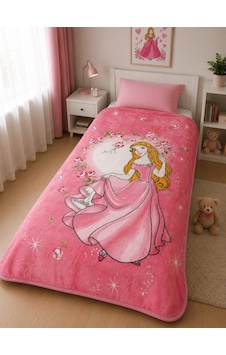 Aksu -prenses Gül- Tek Kişilik Çocuk Battaniye 155x215 Pembe Aksu -prenses Gül- Tek Kişilik Çocuk Battaniye 155x215 Pembe
