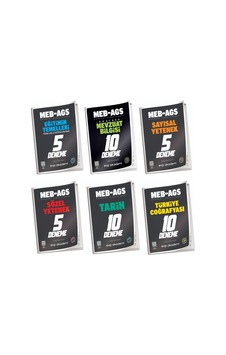 2026 Meb-ags Tüm Dersler 45 Deneme 6 Lı Set