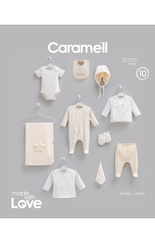 Caramell Teddy Bear 10 Parça Hastane Çıkışı Zıbın Seti Bej renkli Caramell Teddy Bear 10 Parça Hastane Çıkışı Zıbın Seti Bej renkli