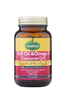 Mindivan Krill Oil&Omega3&Coq10 60 Kapsül