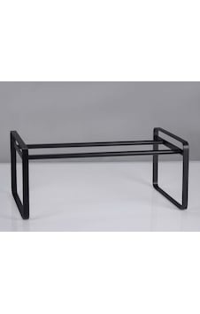 Ayakkabılık Modeli Dekoratif Metal Ayakkabılık Siyah