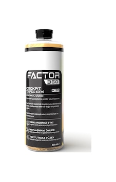 Factor 360 Cockpit Torpido Kremi Portakal Çiçeği Kokulu 500 Ml Factor 360 Cockpit Torpido Kremi Portakal Çiçeği Kokulu 500 Ml
