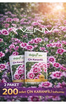 200 Adet Çin Karanfil Tohumu - 2 Paket 200 Adet Çin Karanfil Tohumu - 2 Paket