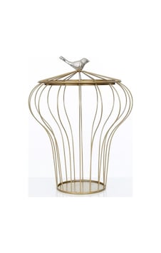 Vitale Branko Yuvarlak Büyük Kuşlu Dekoratif Mumluk Gold 40.5Cm Vitale Branko Yuvarlak Büyük Kuşlu Dekoratif Mumluk Gold 40.5Cm